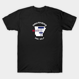 Arkansas Disc Golf - Shape Dark T-Shirt